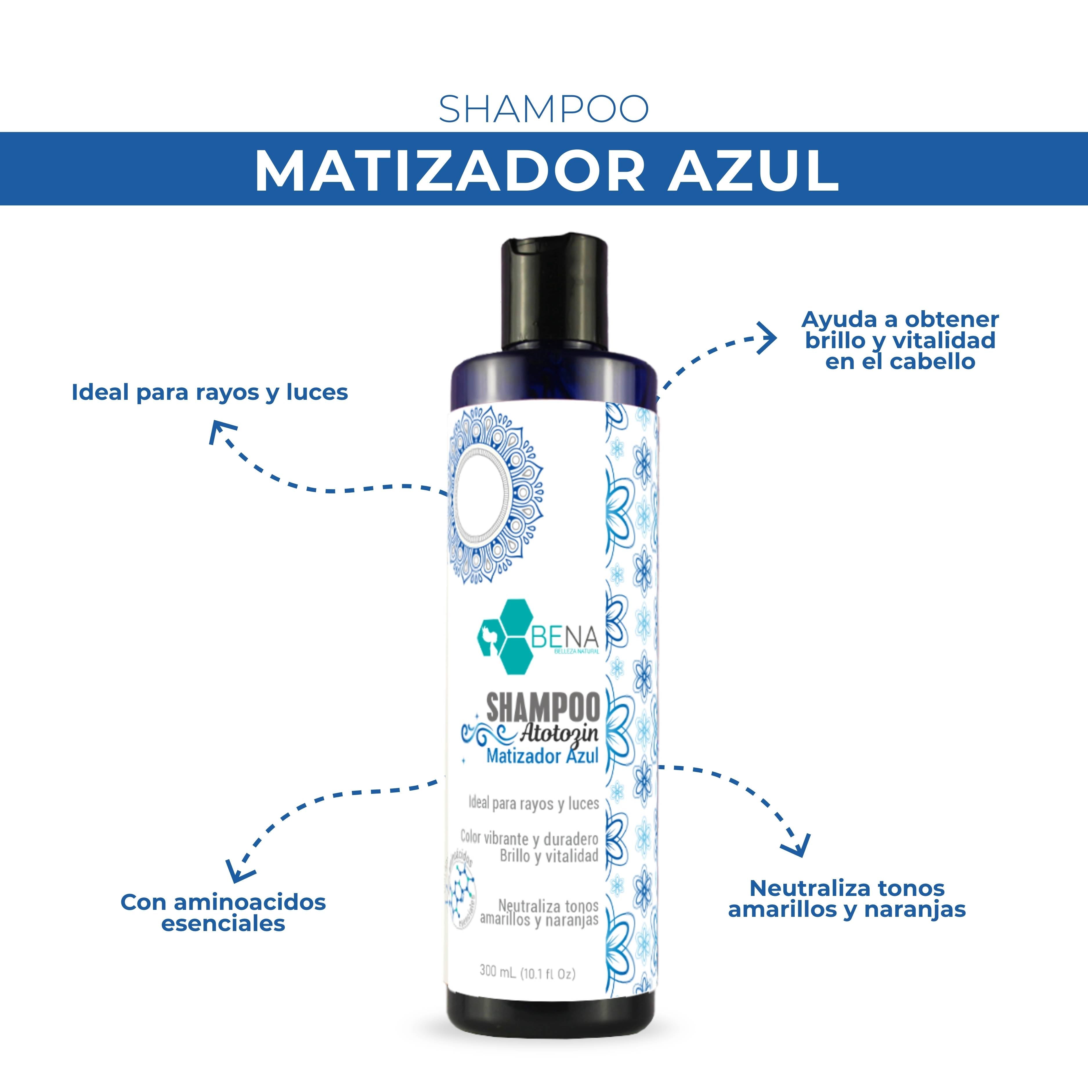 Shampoo Atotozin Matizador Azul (300 ml)