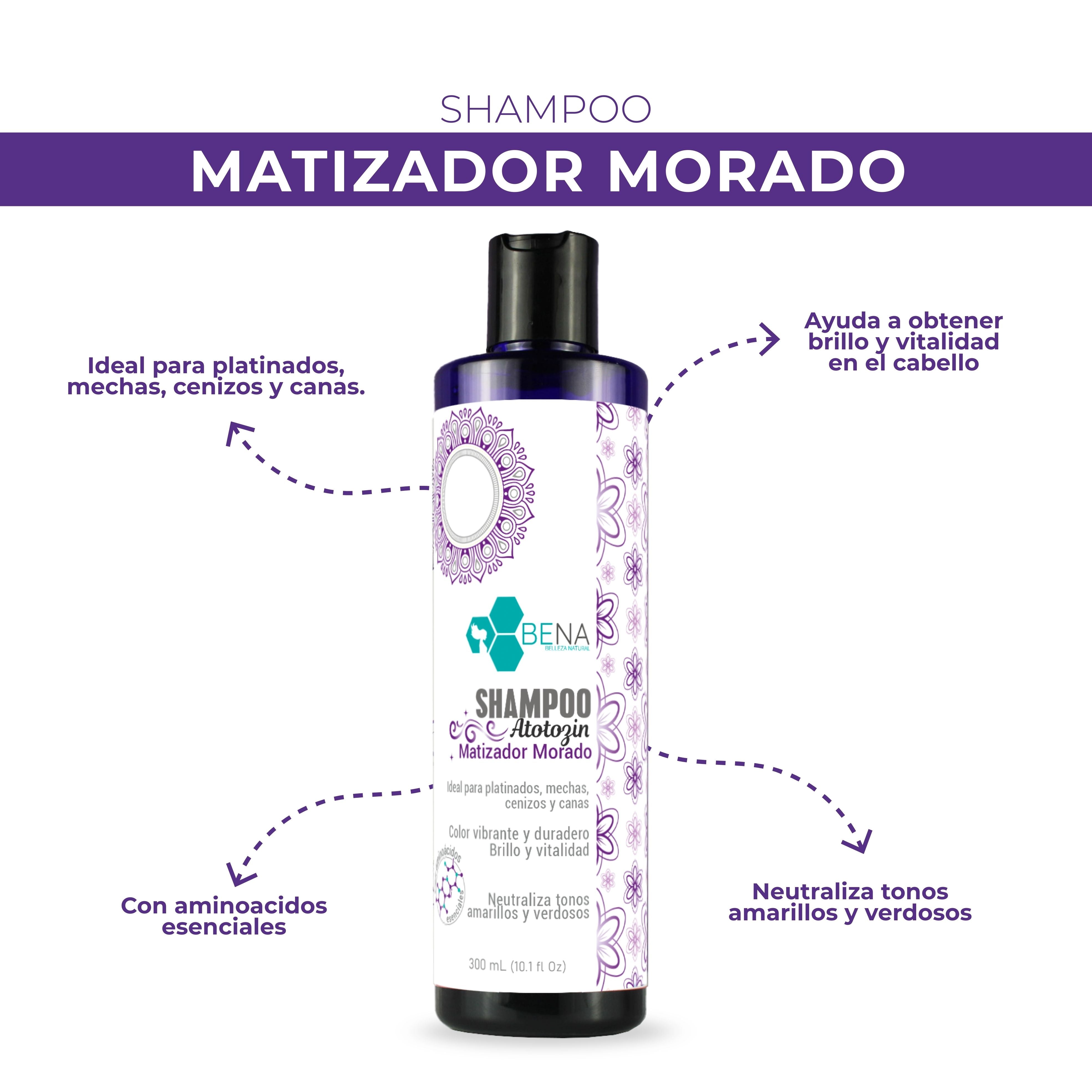 Shampoo Atotozin Matizador Morado (300 ml)