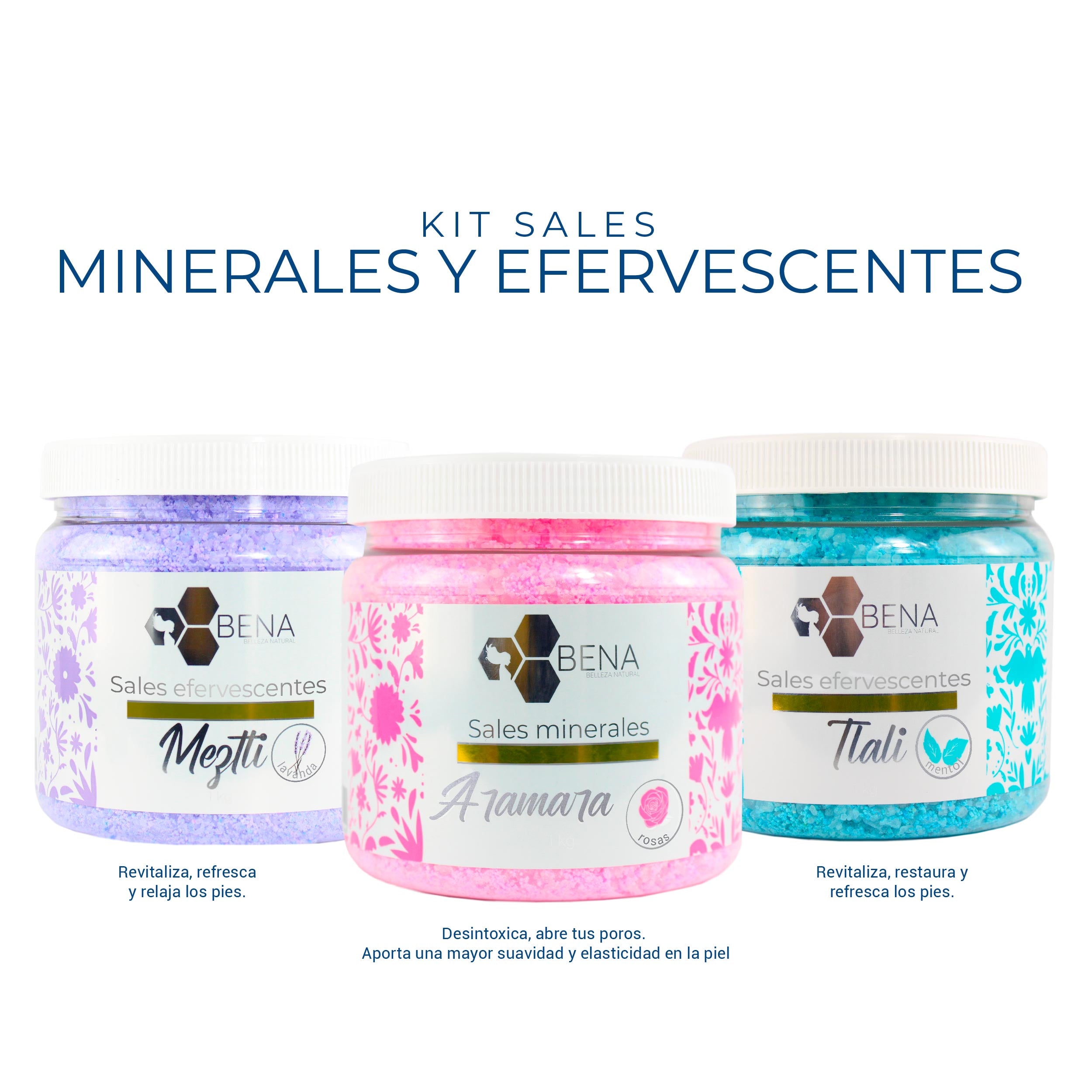 Kit Sales Eferfecentes (3 piezas, 1 kg cada uno)