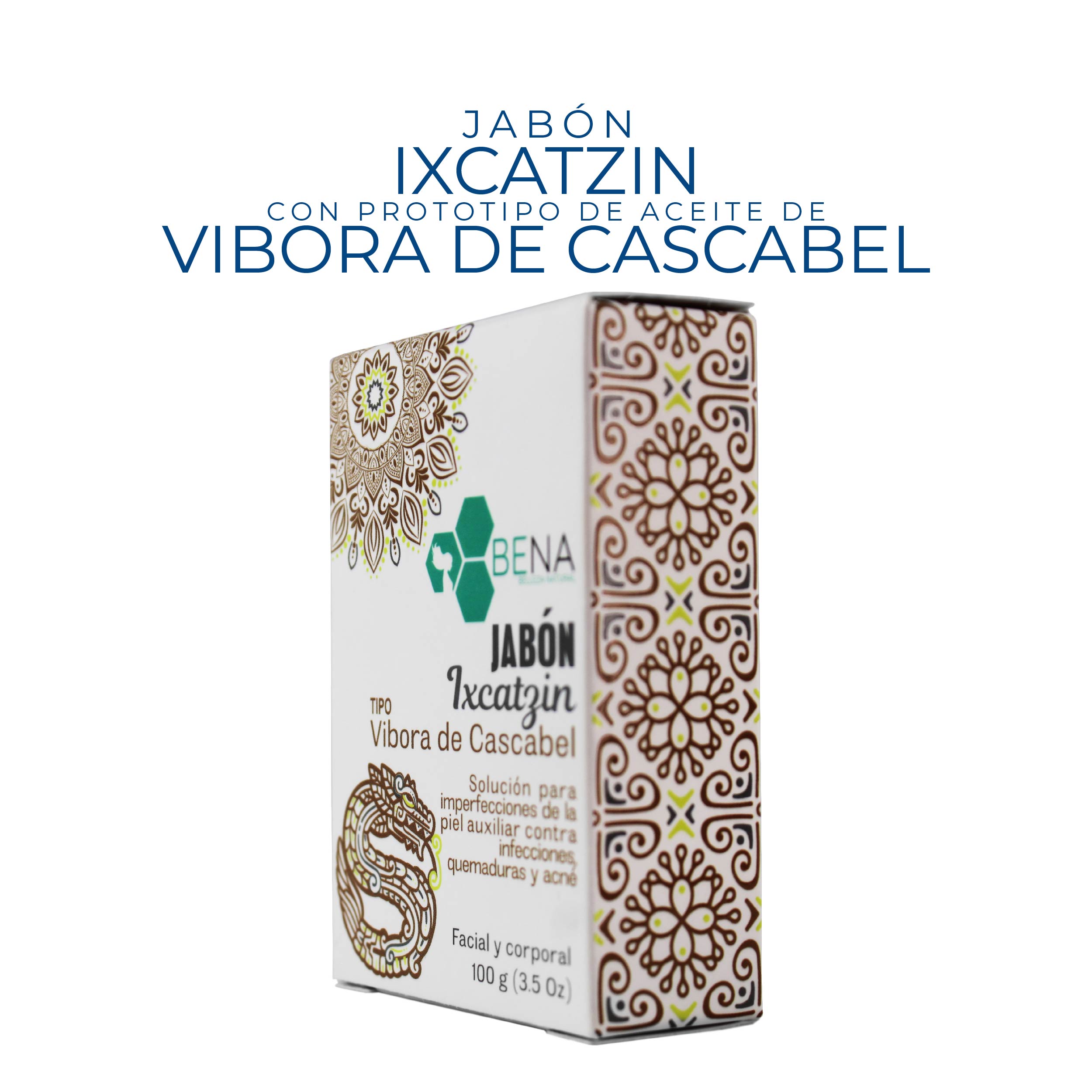 Jabon Ixcatizin Tipo Vibora de Cascabel (100 gr)