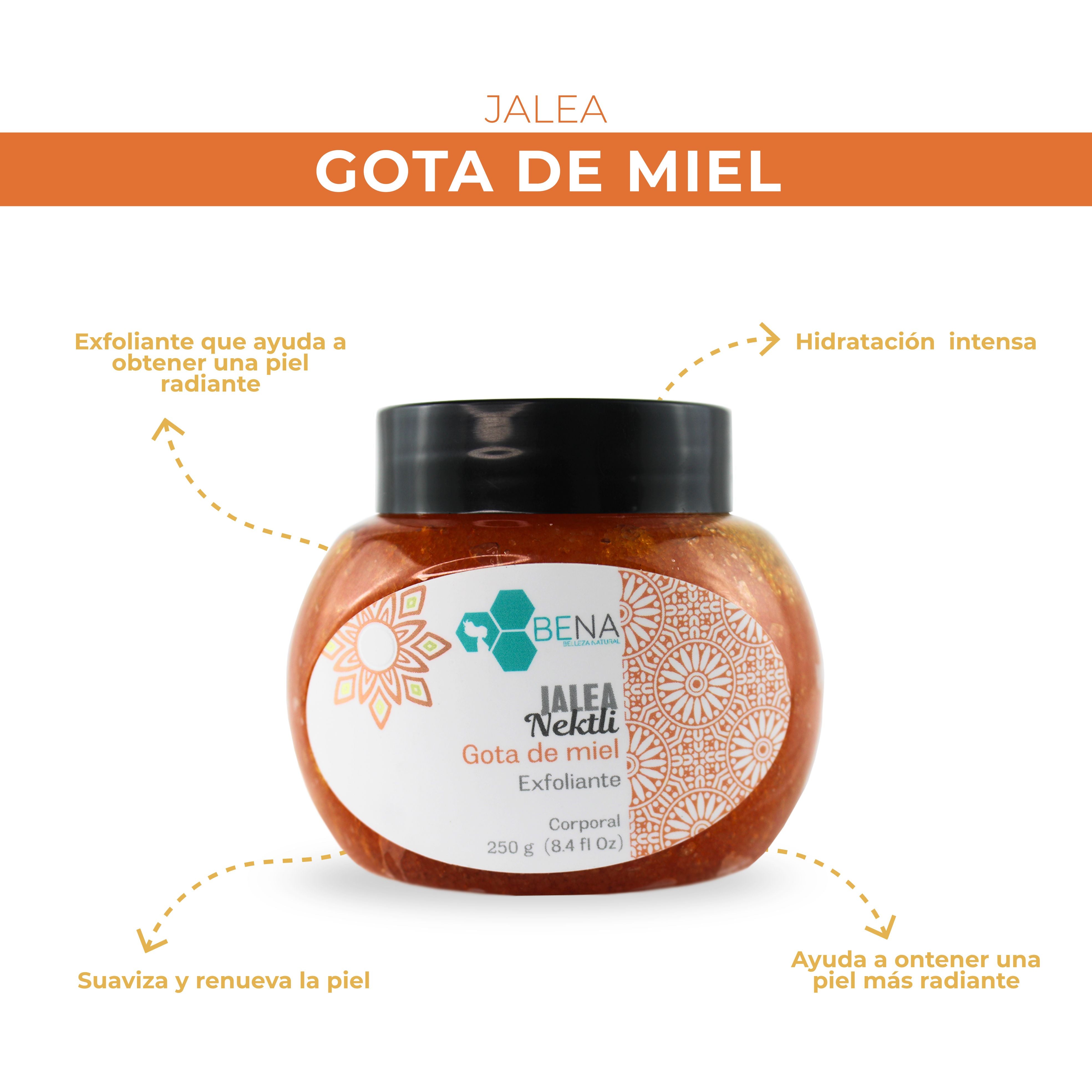 Jalea Exfoliante Gota de Miel (250 gr)