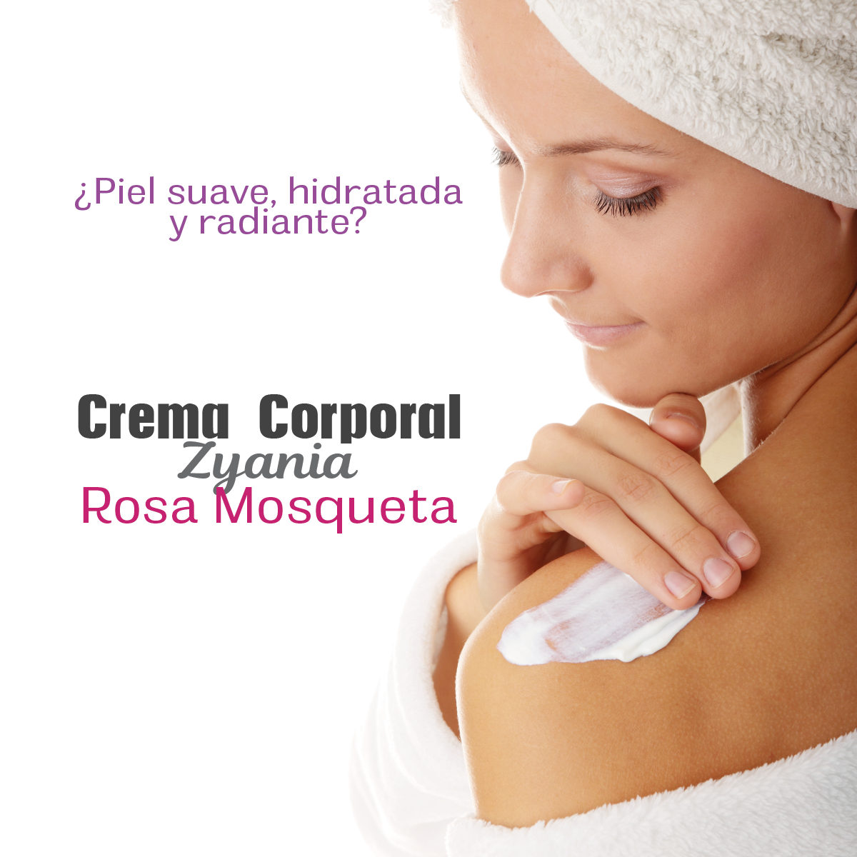 Crema Corporal Zyania Rosa Mosqueta (200 g)