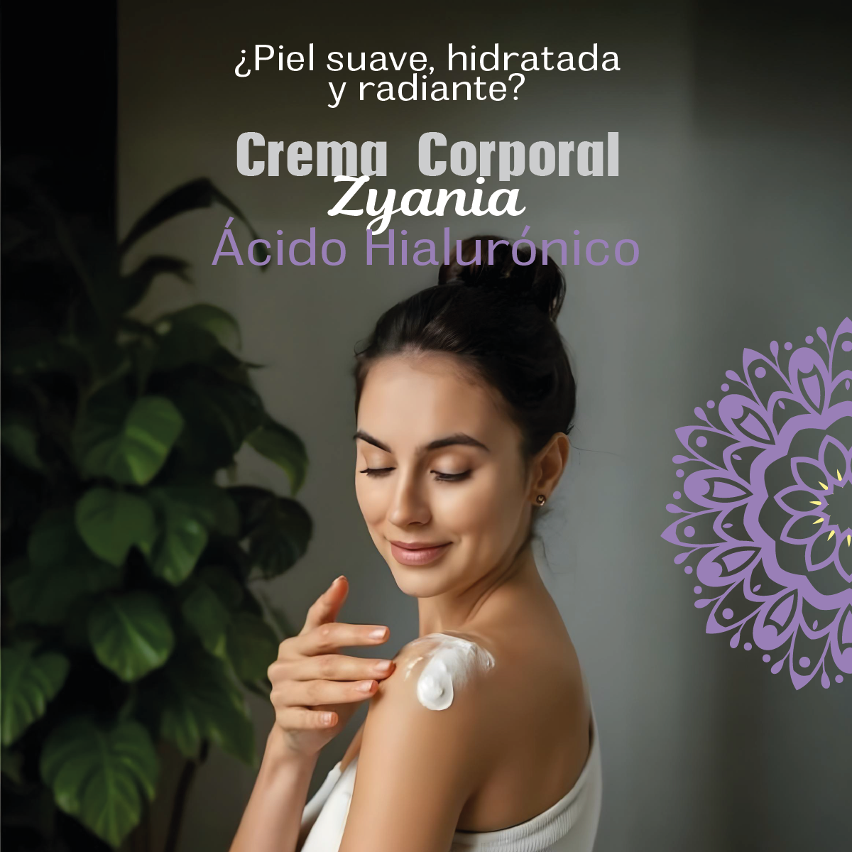 Crema Corporal Zyania Ácido Hialurónico (200 g)