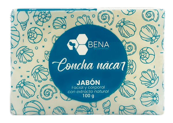 Jabón Concha Nácar 100 Gr Bena Belleza Natural 0168